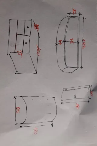 Vetrinetta Espositore Vetro e Plastica