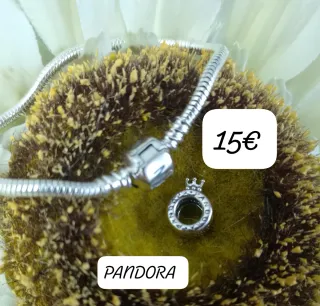 Abalorio Corazón Brillante Plata