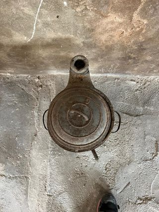 Mini chimenea antigua decorativa