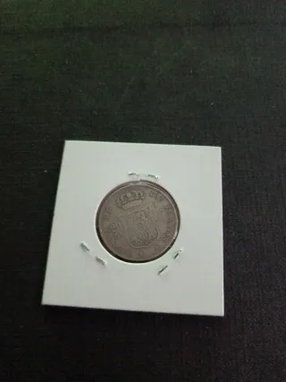 14 Monedas: 1 Isabel II Filipinas y 13 España