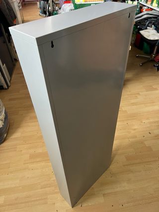 Zapatero Metálico Gris