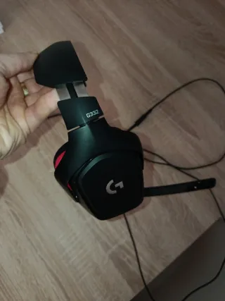 Auriculares Logitech G332 Negros y Rojos