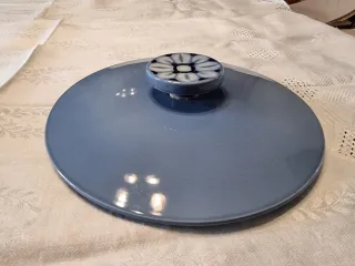 Zuppiera Laveno 1974 con coperchio e 2 piatti.