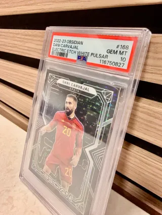 Cromo Dani Carvajal PSA 10 Obsidian 2022-23