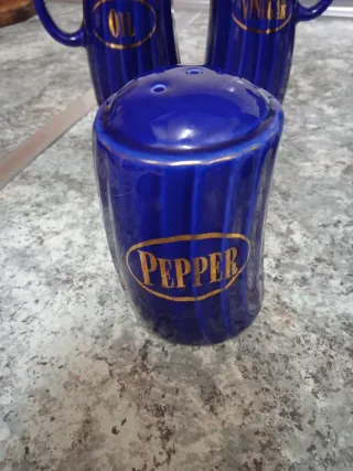 Lote 4 Accesorios Cocina Azul