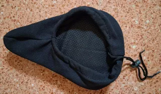 Funda Gel Sillín Bicicleta Negra