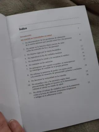 No hacer en... inequidades para la salud