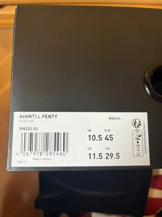Zapatillas Puma AVANTI L FENTY Talla 45