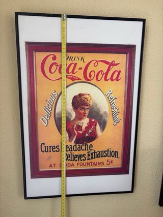 Láminas y Puzle Coca-Cola enmarcados