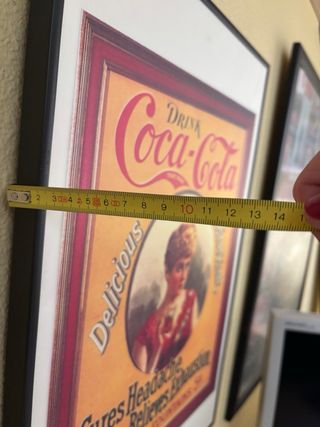 Láminas y Puzle Coca-Cola enmarcados