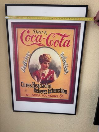 Láminas y Puzle Coca-Cola enmarcados