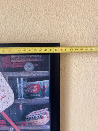 Láminas y Puzle Coca-Cola enmarcados