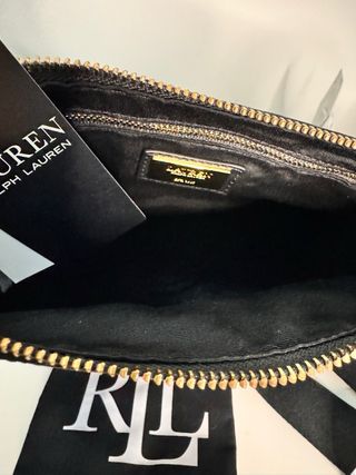 Bolso Ralph Lauren Negro Nuevo con Etiqueta