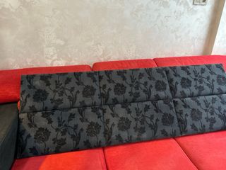 Cabecero de cama tapizado floral