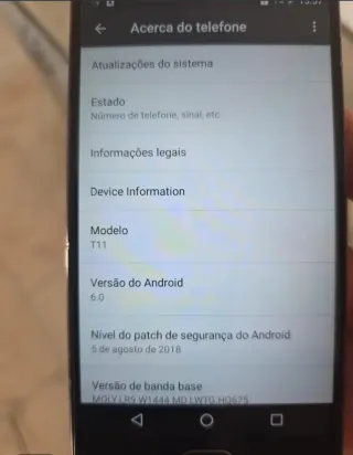 Smartphone Acer T11 32gb Preto razoável Estado