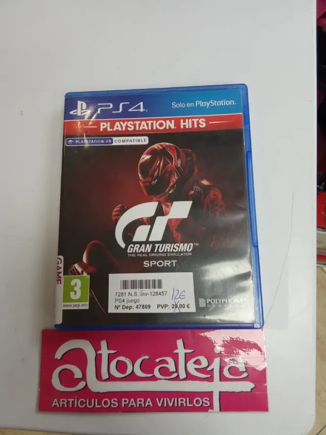PS4 Gran Turismo Sport.