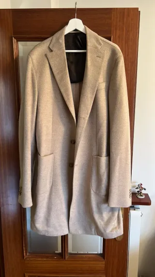 Abrigo Christian Kimbe Talla L Beige