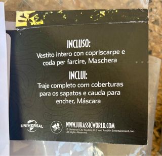 Disfraz Blue Jurassic World Talla 8-10