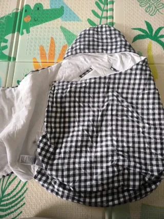 Saco Grupo 0 a cuadros marca Vertbaudet