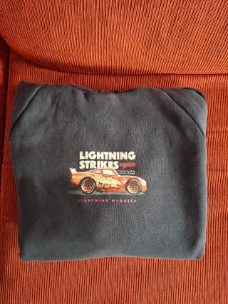 Sudadera azul marino Rayo McQueen