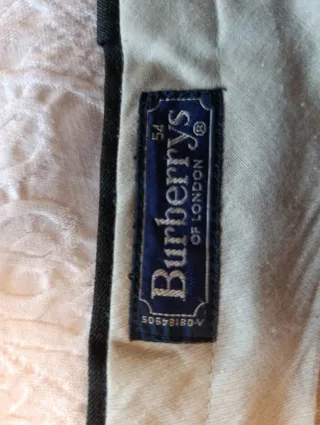 Pantalón Burberry gris de vestir