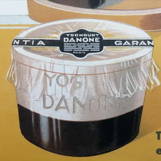 Cartel Yoghurt Danone. 40x32cm