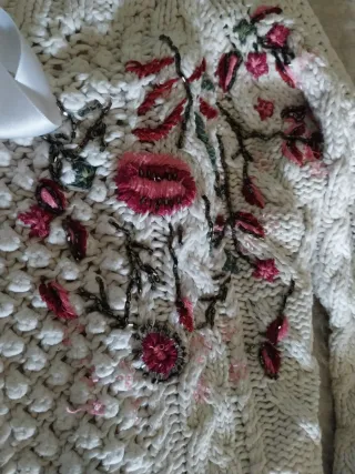 Chaqueta torera perlé bordada