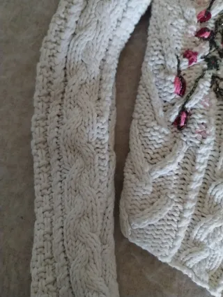 Chaqueta torera perlé bordada