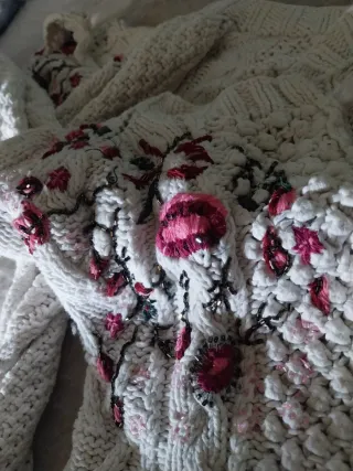 Chaqueta torera perlé bordada