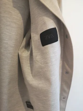 Sobrecamisa Zara Beige