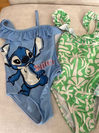 Lote bañadores niña 4 años