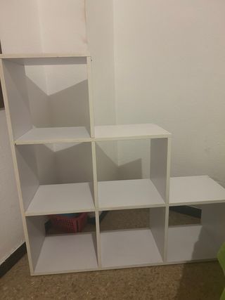 Estantería modular blanca