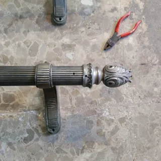 Barras de cortina siglo XIX