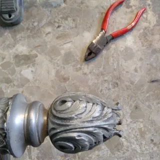 Barras de cortina siglo XIX