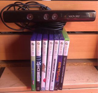 Lote Kinect Xbox 360 + 7 juegos