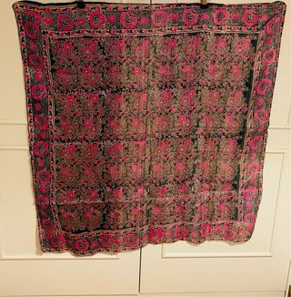 Foulard Seta Indiana Vintage