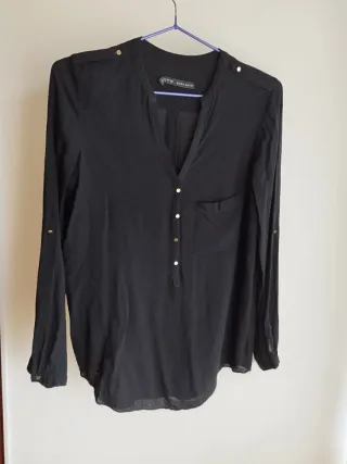 Camisa Zara Negra