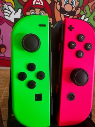 Nintendo Switch Joy-Con (Verde y Rosa) ORIGINALES