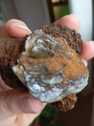 Baritina sobre Limonita