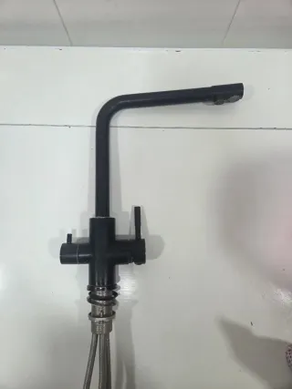 Grifo VALAZ 3 Vías Negro y Plata