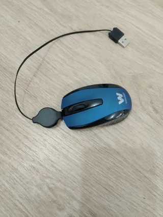 Ratón Woxter USB Azul y Negro