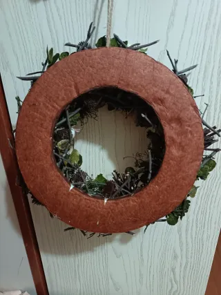 Stupenda Ghirlanda fuori porta Pasquale Shabby