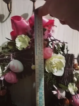 Stupenda Ghirlanda fuori porta Pasquale Shabby