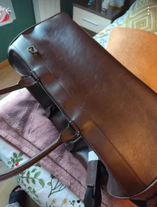 Bolsa de viaje Zara marrón