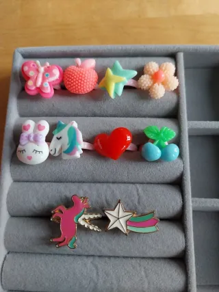 Lote 10 Anillos Ajustables Tiger