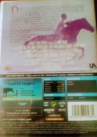 DVD original película El Corcel Negro