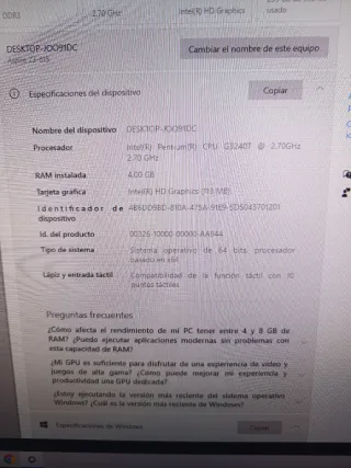 Acer All-in-One 23 Táctil 1TB + Teclado y Ratón