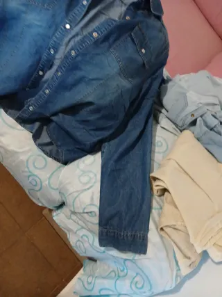 Chaqueta vaquera azul