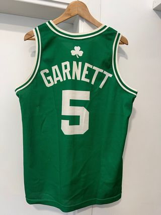 Camiseta NBA Celtics Garnett #5 Champion Talla M