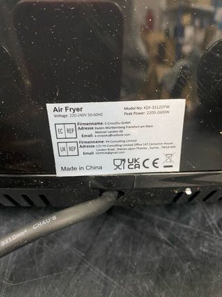 Freidora de aire doble